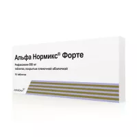 Изображение товара Альфа Нормикс форте таблетки покрыт. п/о 550мг, №14