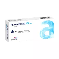 Изображение товара Ребамипид таблетки покрыт. п/о 100мг, №30