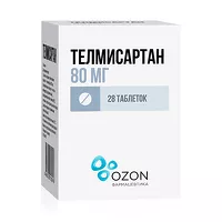 Изображение товара Телмисартан таблетки 80мг, №28 Озон
