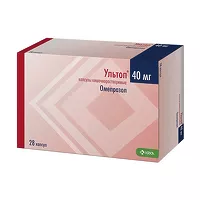 Изображение товара Ультоп капсулы кишечнораст. 40мг, №28 КРКА Рус