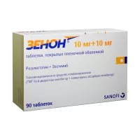 Изображение товара Зенон таблетки покрыт. п/о 10мг+10мг, №90