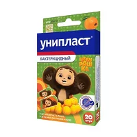 Изображение товара Унипласт лейкопластырь детский Чебурашка, 20шт