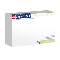 Изображение товара Эквапресс капсулы с модиф. высвоб. 5мг+1,5мг+10мг, №28