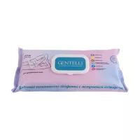 Изображение товара Gentelli салфетки влажные гигиенические c экстрактом календулы, 60шт