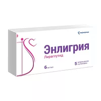 Изображение товара Энлигрия раствор д/п/к введ. 6мг/мл, 3мл №5