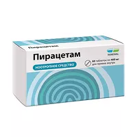 Изображение товара Пирацетам Реневал таблетки покрыт. п/о 400мг, №60 ПФК Обновление