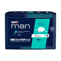 Изображение товара Seni Man Extra вкладыши для мужчин уровень 3, 15шт