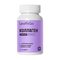 Изображение товара LeafToGo Коллаген гиалуроновая кислота, витамин С и биотин капсулы, №120