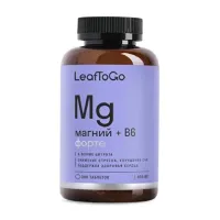 Изображение товара LeafToGo Магний В6 Форте таблетки, №300