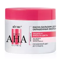 Изображение товара Вiтэкс Hair AHA Clinic маска-бальзам для окрашенных волос, 300мл