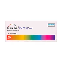 Изображение товара Минирин Мелт таблетки лиоф. 120мкг, №30