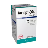 Изображение товара Алзер Эйч таблетки покрыт. п/о 5мг, №30