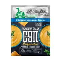Изображение товара Bionova крем-суп протеиновый сырный быстрого приготовления, 20г