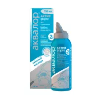Изображение товара Аквалор Актив Форте душ спрей назальный для детей с 2-х лет и взрослых, 150мл