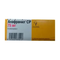 Изображение товара Анафранил СР таблетки пролонг. действ. покрыт. п/о 75мг , №10 Новартис Фарма