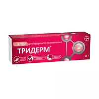 Изображение товара Тридерм крем д/наружн. прим., 15г