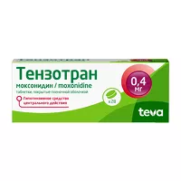 Изображение товара Тензотран таблетки покрыт. п/о 0,4мг, №28
