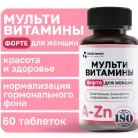 Vitascience Мультивитамины Форте для женщин таблетки п/о, №60