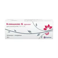 Изображение товара Клиндацин Б пролонг крем вагинальный 2%+2%, 19г Акрихин