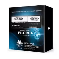 Изображение товара Filorga набор HYDRA-HYAL крем для увлажнения + мезо-маска разглаживающая, (50мл+30мл)
