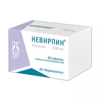 Изображение товара Невирпин таблетки покрыт. п/о 200мг, №60 Фармасинтез