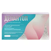 Изображение товара Депантол суппозитории ваг. 100мг+16мг, №10