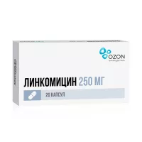 Изображение товара Линкомицин капсулы 250мг, №20 Озон