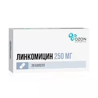 Изображение товара Линкомицин капсулы 250мг, №20 Озон