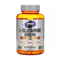 Изображение товара NOW L-глутамин капсулы 1000мг, №120