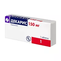 Изображение товара Декарис таблетки 150мг, №1 Гедеон Рихтер