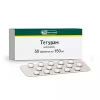 Изображение товара Тетурам таблетки 150мг, №50 Фармстандарт