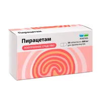 Изображение товара Пирацетам Реневал таблетки покрыт. п/о 800мг, №30 Обновление ПФК АО