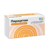 Изображение товара Пирацетам Реневал таблетки покрыт. п/о 200мг, №60 Обновление ПФК АО