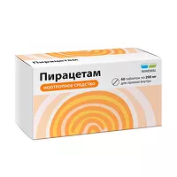 Изображение товара Пирацетам Реневал таблетки покрыт. п/о 200мг, №60 Обновление ПФК АО