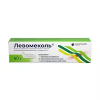 Изображение товара Левомеколь мазь д/наружн. прим. 40мг/г+7,5мг/г, 40г