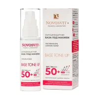 Изображение товара Novosvit Base tone up солнцезащитная база под макияж SPF50+, 50мл
