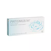 Изображение товара Ригевидон таблетки п/о 0,15мг+0,03мг, №21