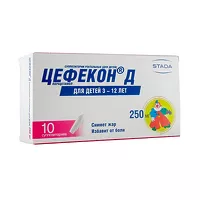 Изображение товара Цефекон Д суппозитории рект. 250мг, №10