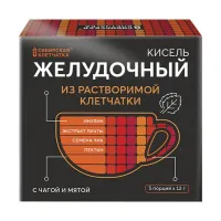 Изображение товара Сибирская клетчатка кисель желудочный с чагой и мятой 12г, №5