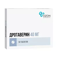 Изображение товара Дротаверин таблетки 40мг, №50