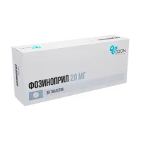Изображение товара Фозиноприл таблетки 20мг, №30 Озон
