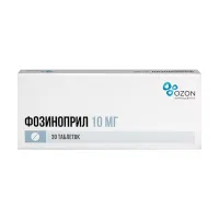Изображение товара Фозиноприл таблетки 10мг, №30 Озон