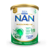 Изображение товара Nestle NAN смесь на козьем молоке (0-12мес), 400г