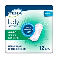 Изображение товара Tena Lady active normal прокладки урологические, 12шт