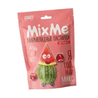 Изображение товара MixMe Ягодный микс Витамин С пастилки мармеладные со вкусом вишни, смородины и арбуза, 58,5г