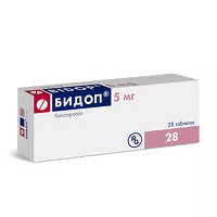 Изображение товара Бидоп таблетки 5мг, №28 Гедеон Рихтер