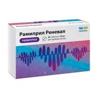 Изображение товара Рамиприл Реневал таблетки 10мг, №30