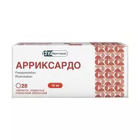 Изображение товара Арриксардо таблетки покрыт. п/о 10мг, №28