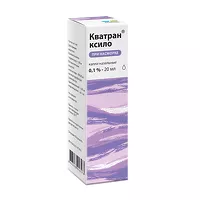 Изображение товара Кватран ксило капли назальные 0,1%, 20мл