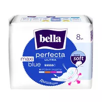 Изображение товара Bella Perfecta Ultra Maxi Blue прокладки супертонкие, 8шт
